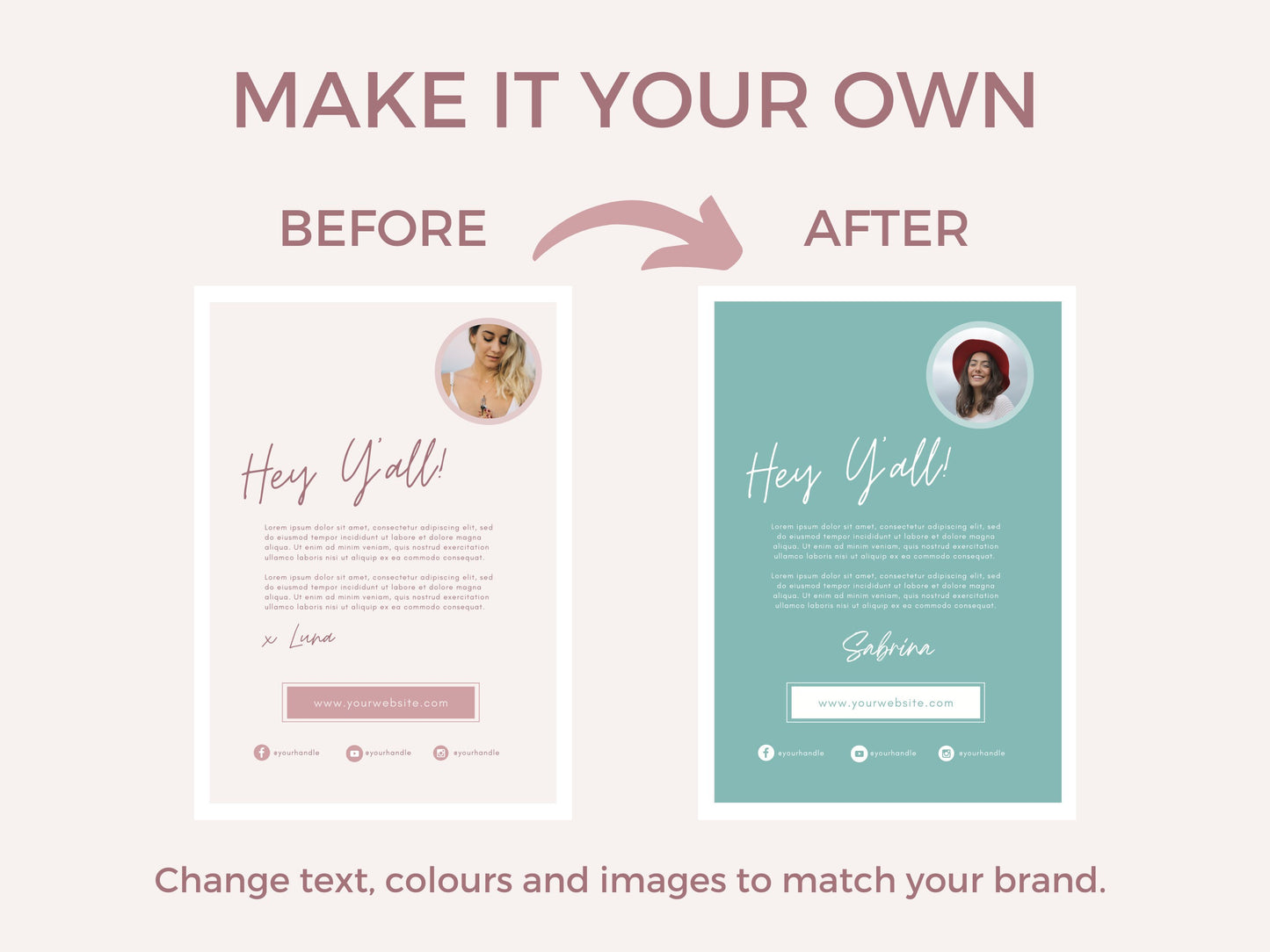 Pink eBook Template Canva for Content Creator Life Coach Wellness Coaching Business | Spiritual ebook PDF Workbook template lead magnet - CoachTemplate.com 08MREW