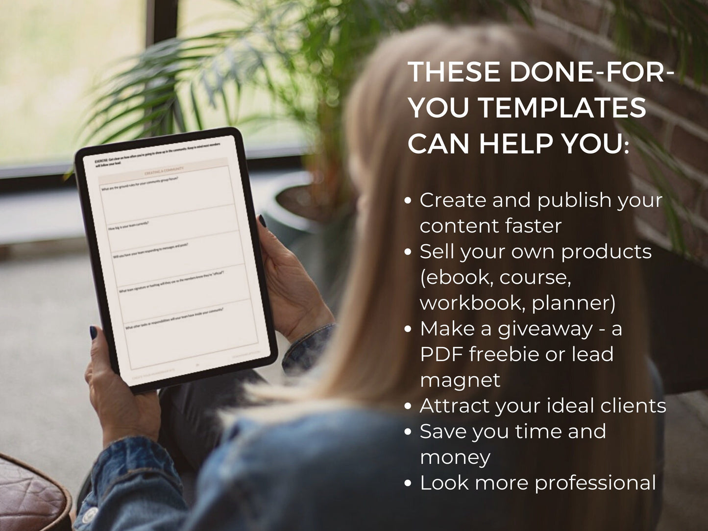 Beige Ebook Template Canva Workbook for Lead Magnet | Spiritual life coach content creator | worksheet planner journal Canva template
