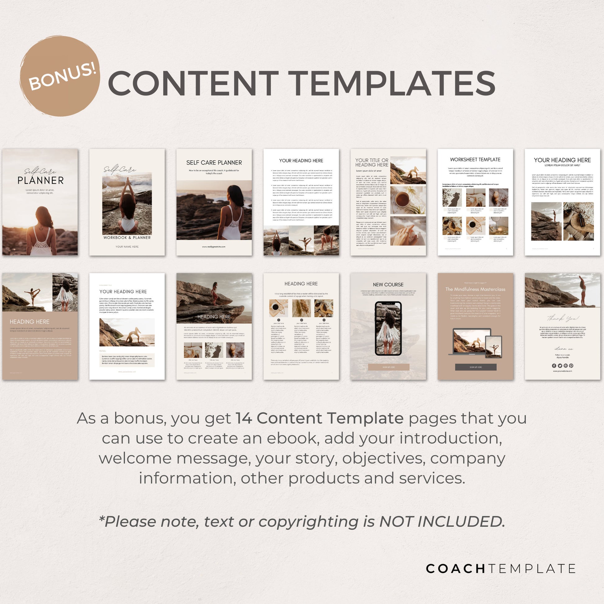 Self Care Challenge Planner Journal Canva Template - CoachTemplate.com 32CTSC
Editable Self Care Challenge Planner Journal Canva Template | Commercial Use Workbook Lead Magnet Coach Spiritual business content creator