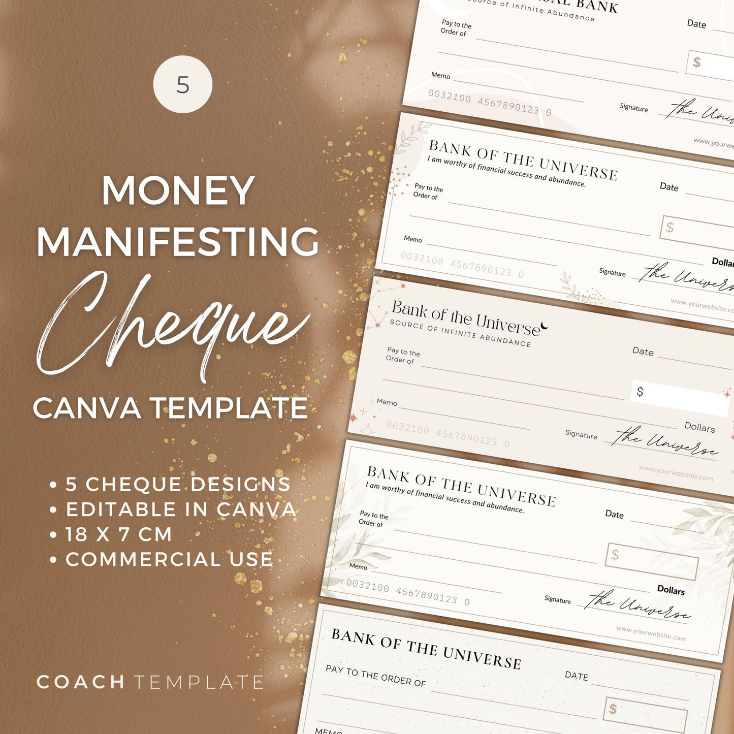 Ultimate Manifesting Canva Template Bundle | Coaching Template | For Life, Wellness, Mindset Coaching and Online Business | Commercial Use Coachtemplate.com CT061