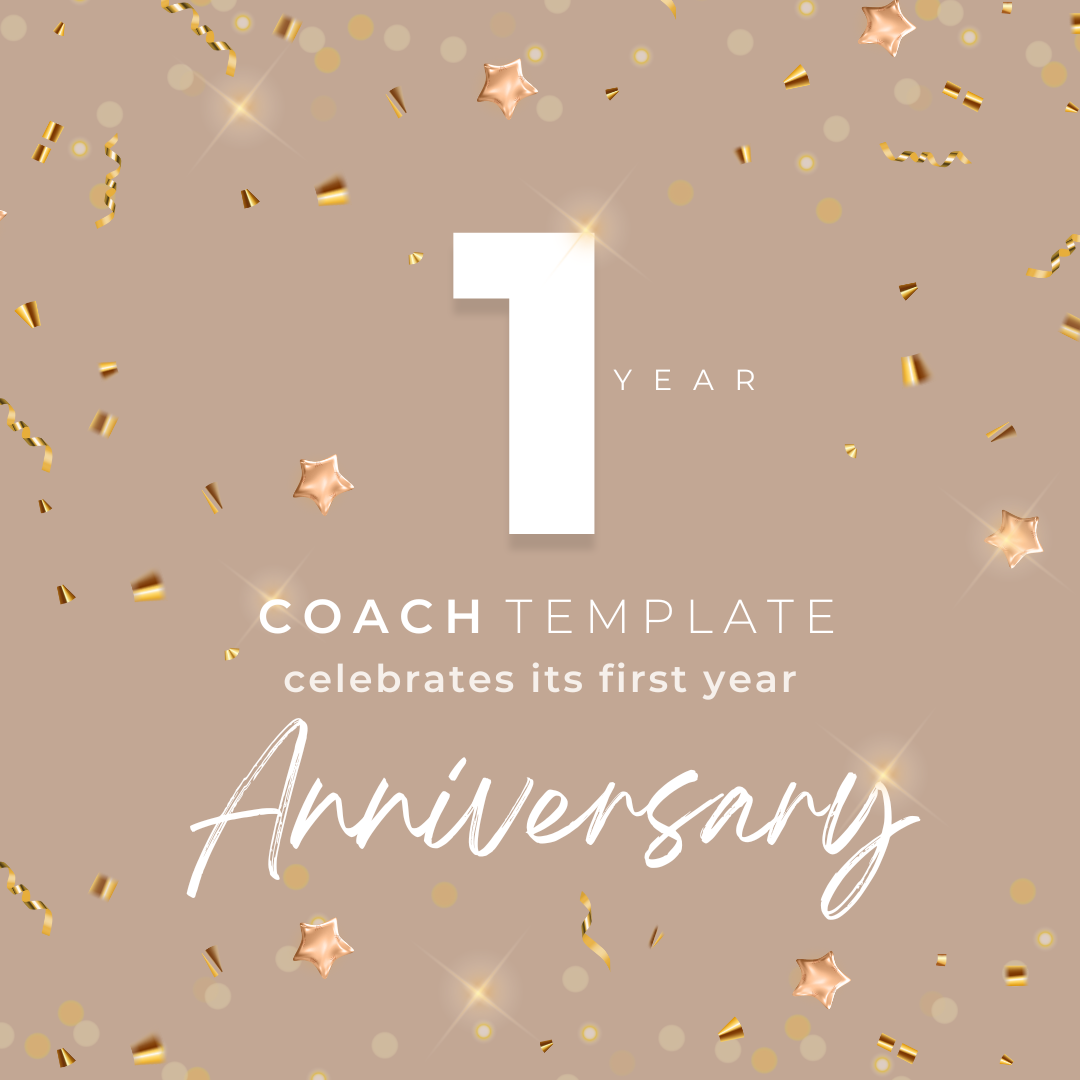 CoachTemplate Turns One: 12 Lessons I Learned Running an Etsy Shop