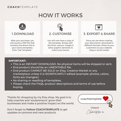 Editable Self Care Instagram and Social Media Posts Canva Template - CT038